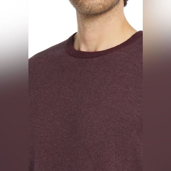 NORDSTROM Bird's Eye Crewneck Sweater ♣️IN STORES♠️ NEW WITH TAGS - Picture 3 of 5